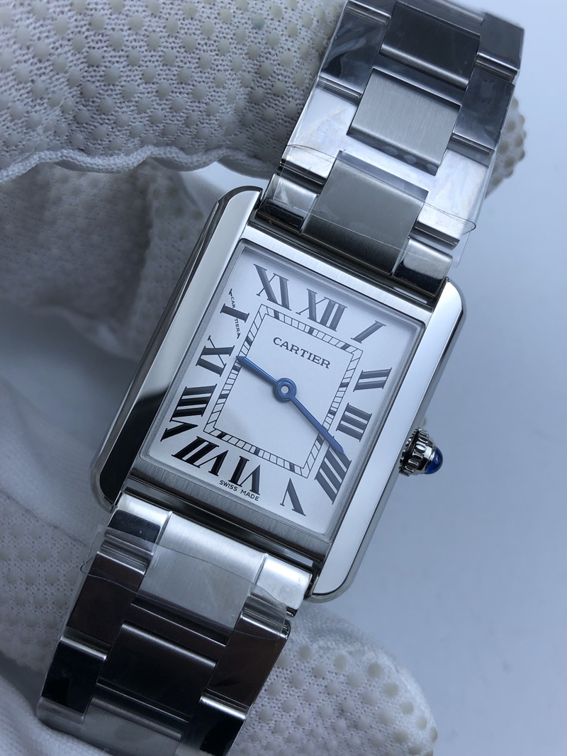 (준비완료/특급배송)NO.876/K11공장 24mm 까르띠에 탱크솔로 스틸 브슬