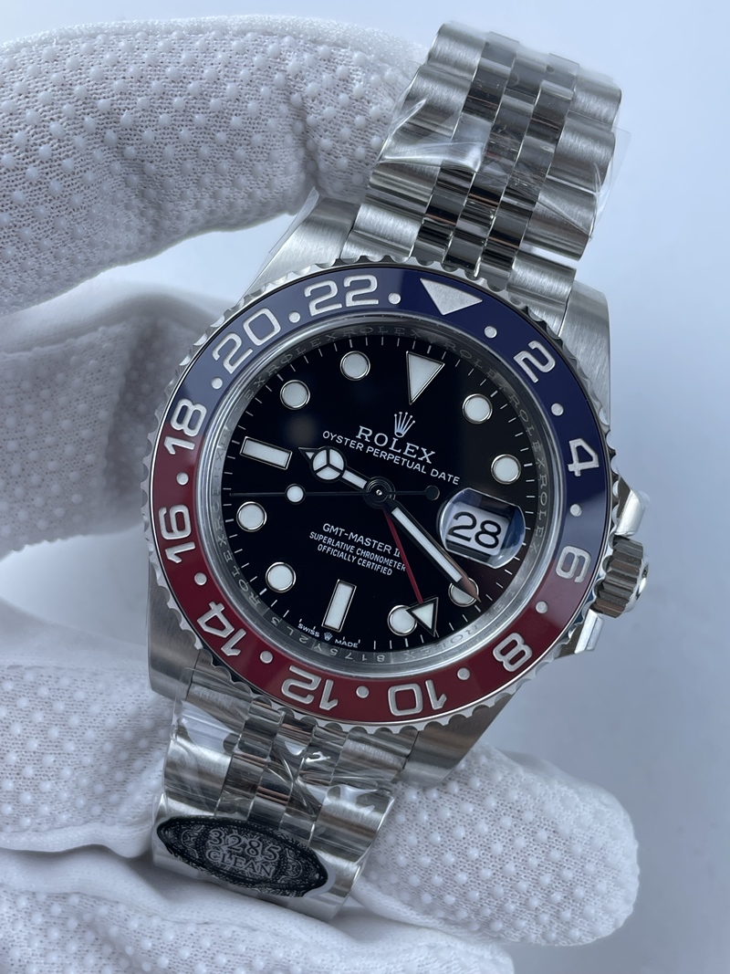 (준비완료/특급배송)NO.1476/클린공장 로렉스 GMT마스터2 펩시 쥬빌레 단동3285 최신형 풀카피 무브먼트