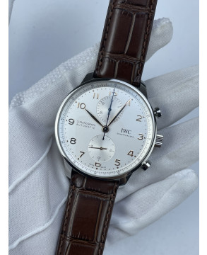 (준비완료/특급배송)NO.2530/ZF공장 V3 IWC IW3716 포루트기저 화이트다이얼 골드핸즈 가죽